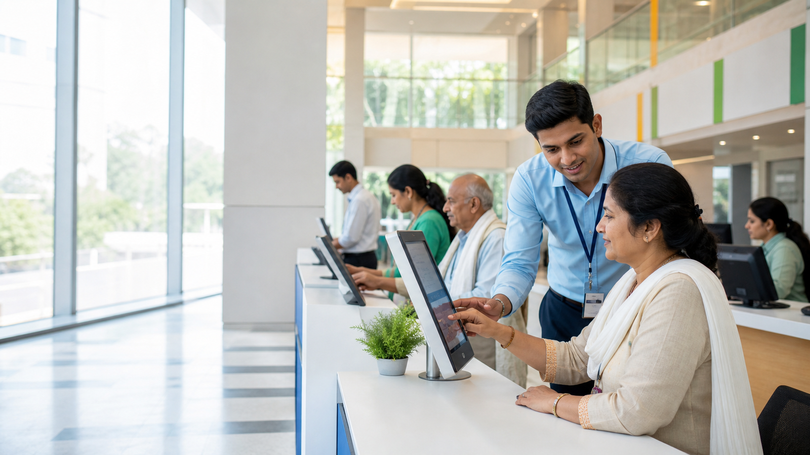 Indian citizens accessing digital services